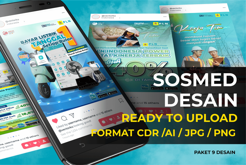 Highlight image for JASA DESAIN SOSIAL MEDIA PAKET 9 DESAIN ( 3 HARI JADI )