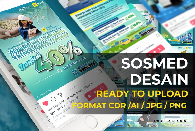 Highlight image 1 for JASA DESAIN SOSIAL MEDIA PAKET 3 DESAIN ( 1 HARI JADI )