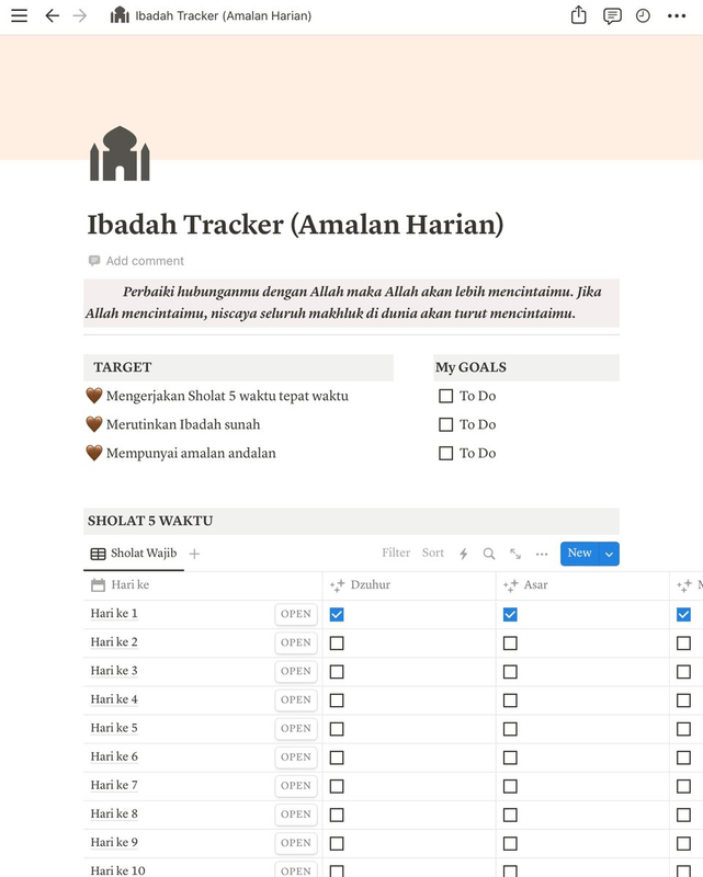 Highlight image for Ibadah Planner