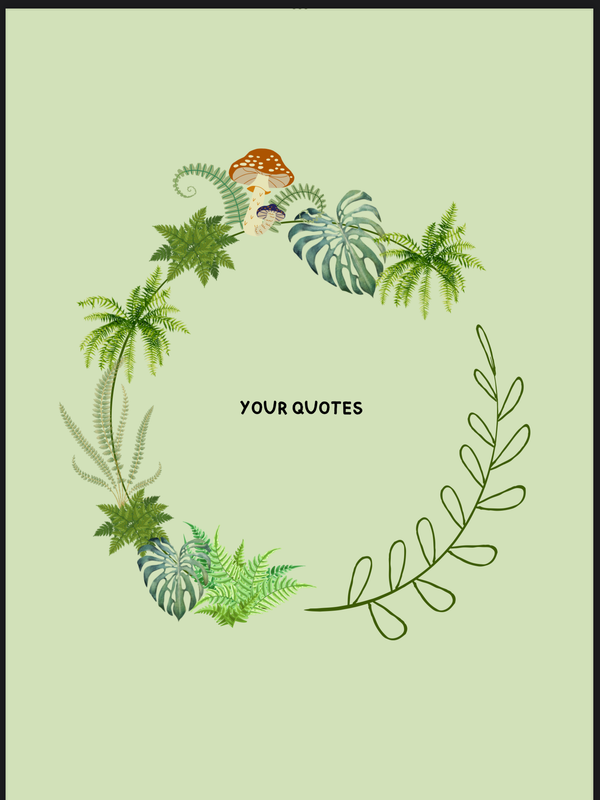 Highlight image for Template Planner 2025 tema hijau