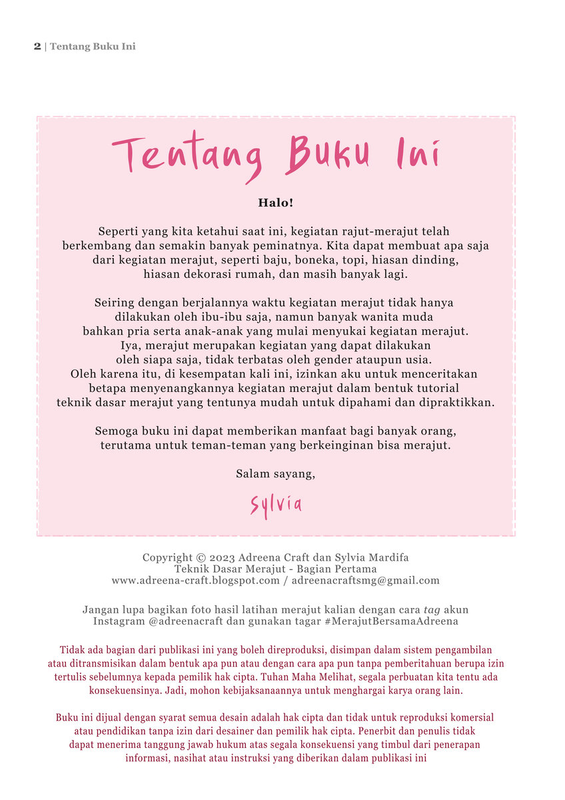 Highlight image for [FREE] E-Book Teknik Dasar Merajut - Bagian Pertama