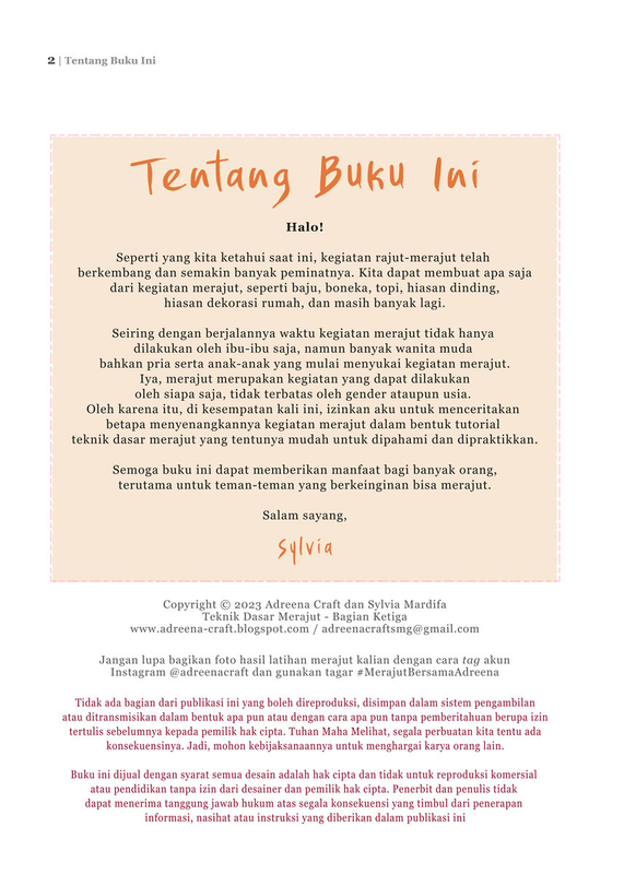 Highlight image for [FREE] E-Book Teknik Dasar Merajut - Bagian Ketiga