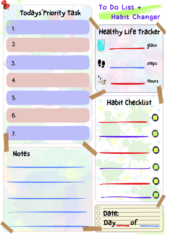 Highlight image for [Free Template] To Do List + Habit Changer