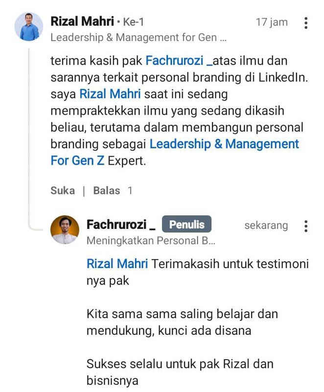 Highlight image for LinkedIn Coaching 1 on 1 Optimalkan Personal Brand Anda di LinkedIn 