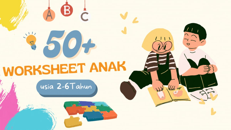 Highlight image for [FREE] 50+ WORKSHEET ANAK by @andinizz3_