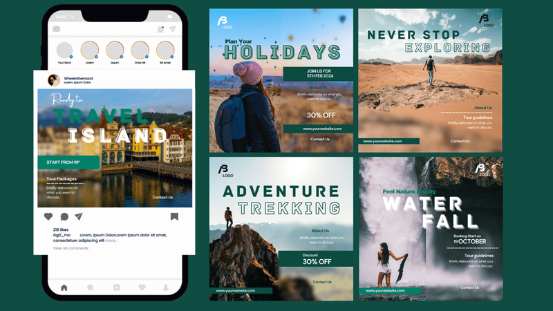 Highlight image for Free Template Instagram Post (Travel)