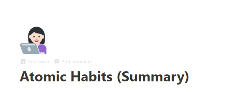 Highlight image for Summary Of The Book "Atomic Habits"