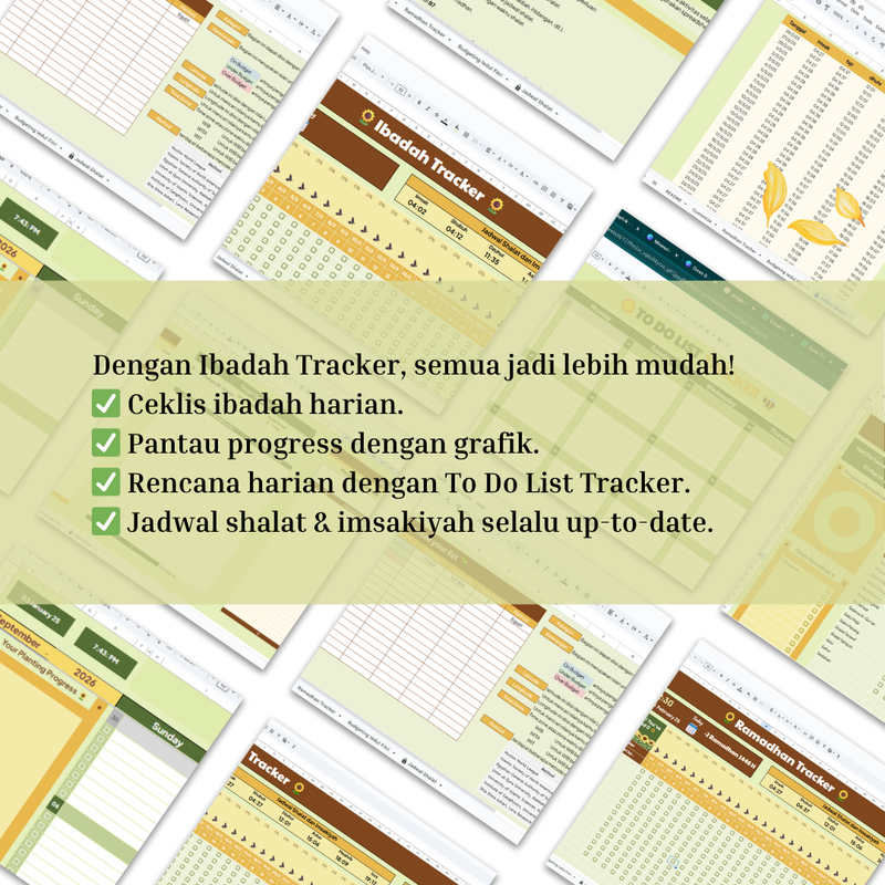 Highlight image 2 for Ibadah Tracker : Dari Amalan Harian Jadi Kebiasaan Baik.