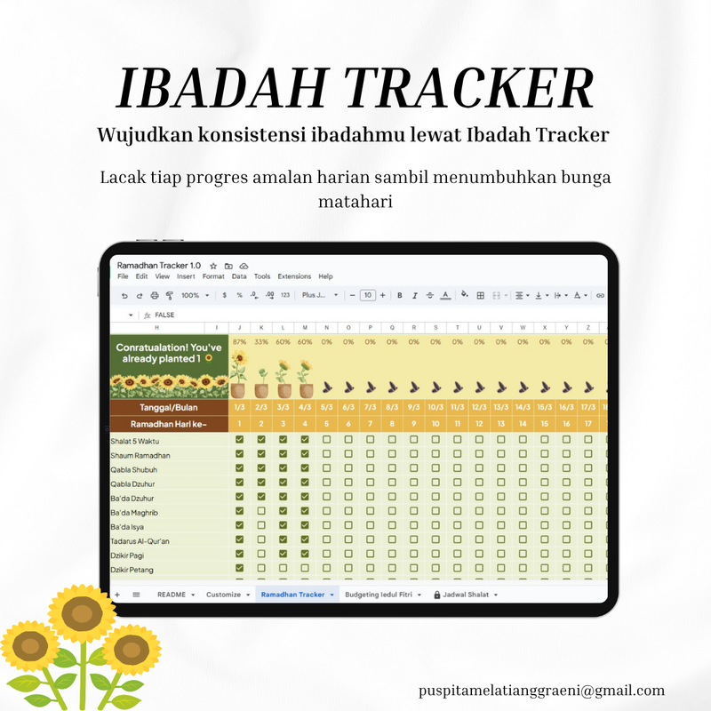 Highlight image 3 for Ibadah Tracker : Dari Amalan Harian Jadi Kebiasaan Baik.