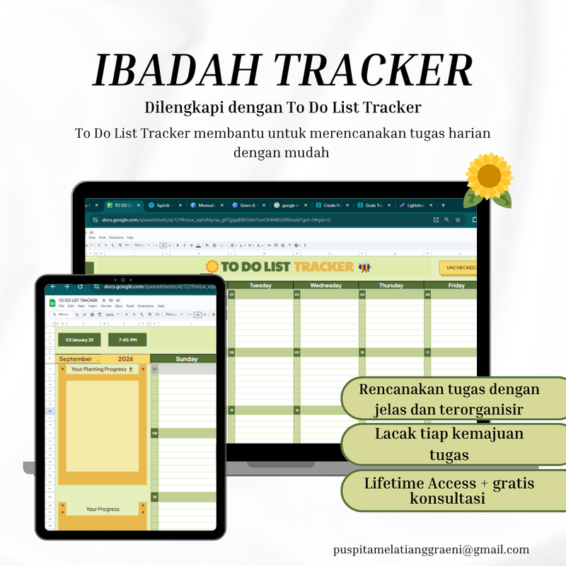 Highlight image 4 for Ibadah Tracker : Dari Amalan Harian Jadi Kebiasaan Baik.