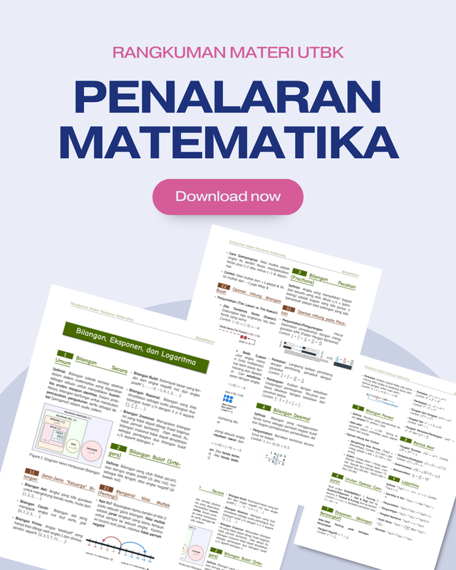 Highlight image 1 for Rangkuman Materi UTBK SNBT- Penalaran Matematika