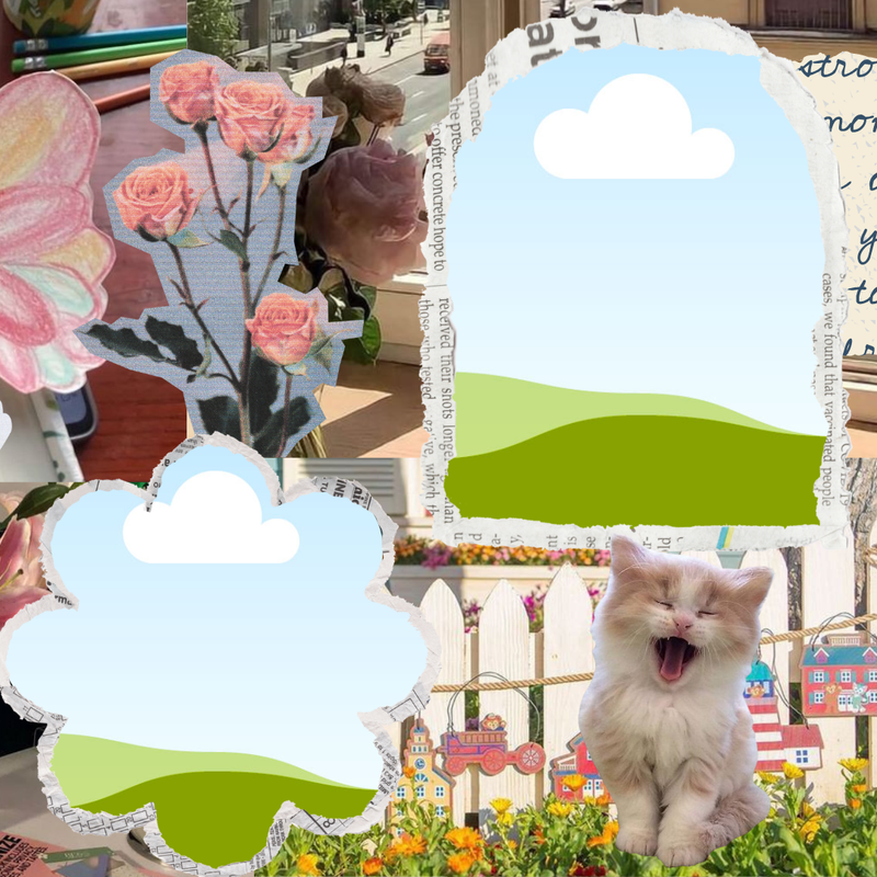 Highlight image for Template Instagram carousel scrapbook 