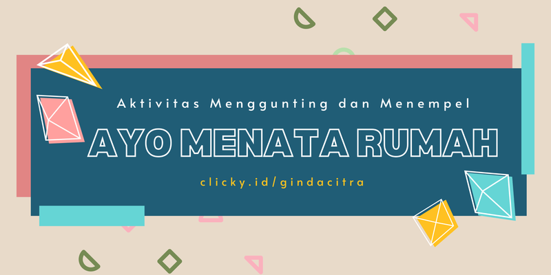 Highlight image for PRINTABLE WORKSHEET : Menggunting dan Menempel Edisi Ayo Menata Rumah