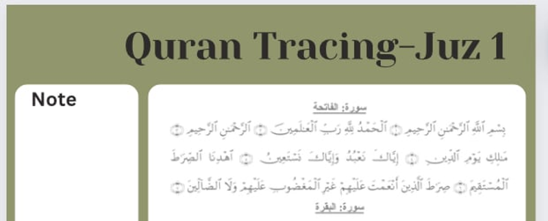 Highlight image for Jurnal Spiritual Islam dan Belajar Menulis Al Quran Juz 1