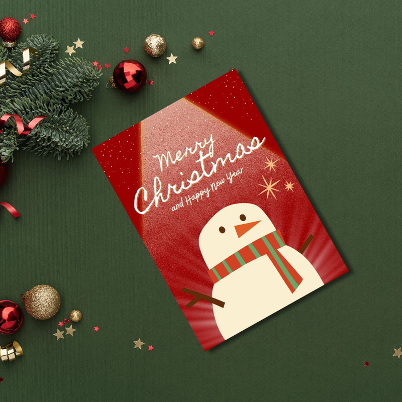 Highlight image for Snowman Christmas Card