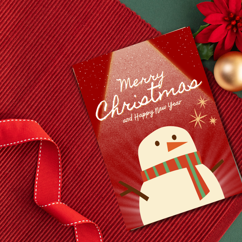 Highlight image for Snowman Christmas Card