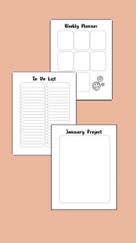 Highlight image for Download Template PDF Buku Planner Menjahit