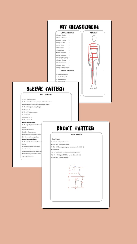Highlight image for Download Template PDF Buku Planner Menjahit