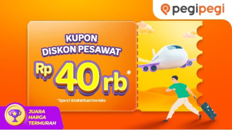 Highlight image 1 for Kupon Diskon Pesawat Pegipegi