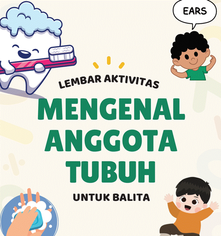 Highlight image for Lembar Aktivitas Balita - Mengenal Anggota Tubuh