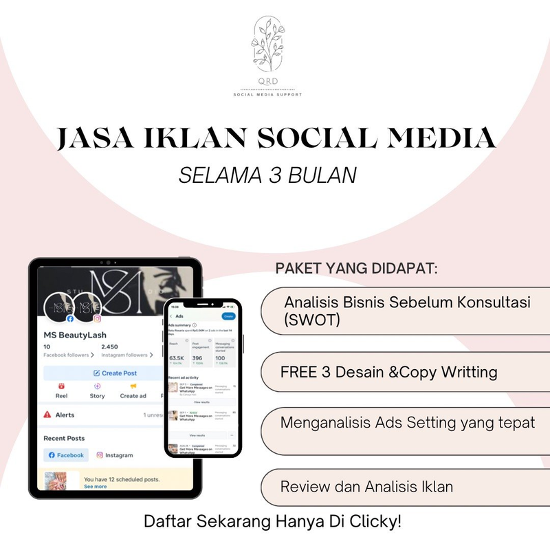 Highlight image 1 for Jasa Iklan Social Media Selama 3 Bulan