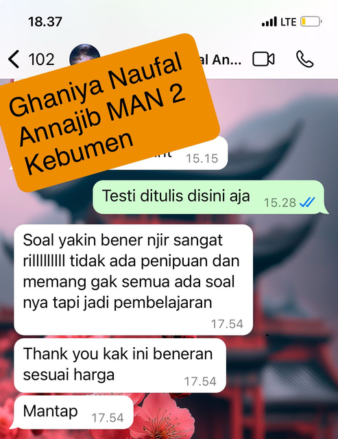 Image 1 for TESTIMONI Soal UTBK 2021 PDF