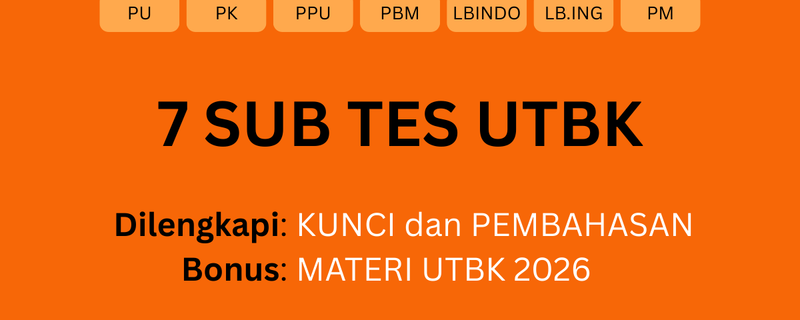 Highlight image 2 for Download NOW! 1.000+ Soal Asli UTBK 2019 sampai 2025 dan PEMBAHASANnya
