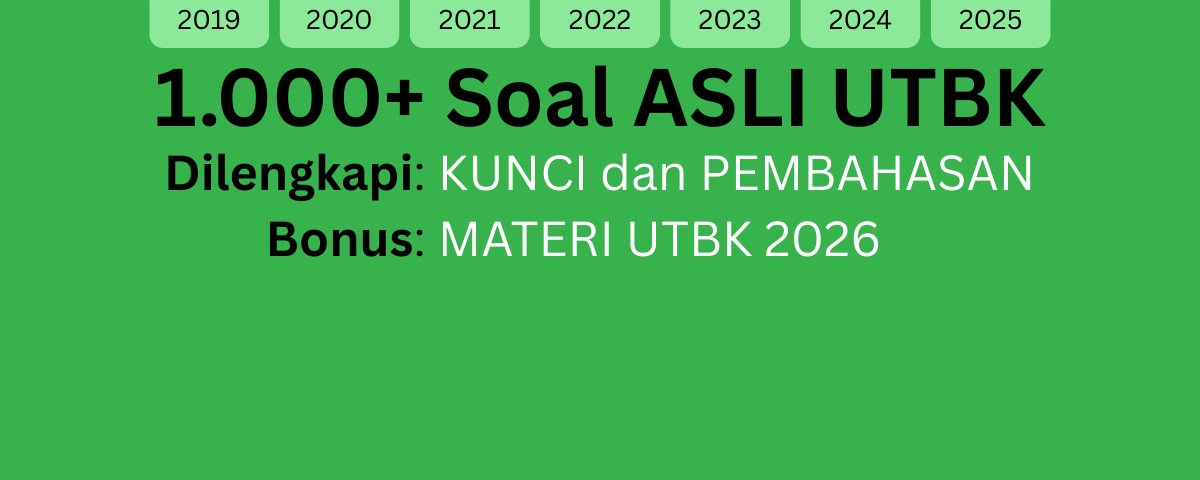 Soal UTBK dan PEMBAHASANnya PDF profile background