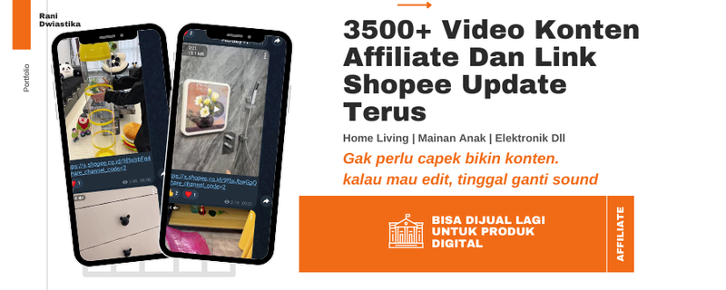 Highlight image for 3500+VIDEO KONTEN AFFILIATE DAN LINK SHOPEE UPDATE TERUS
