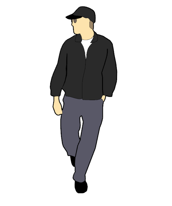 Highlight image for [FREE] PEOPLE MODEL FOR SKETCHUP MODELLING