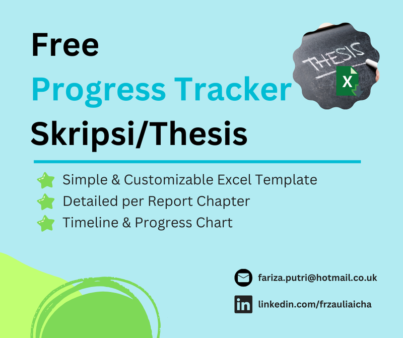 Highlight image for [FREE] Progress Tracker Skripsi/Thesis