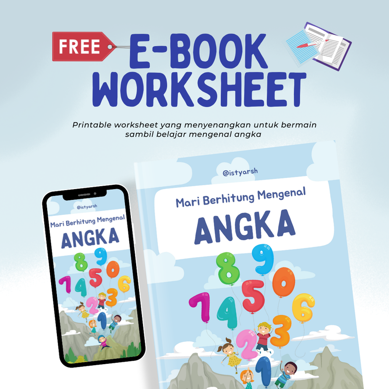 Highlight image 1 for FREE! E-BOOK WORKSHEET [MENGENAL DAN MENULIS ANGKA]