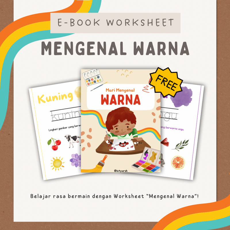 Highlight image for FREE! E-BOOK WORKSHEET [MENGENAL WARNA]