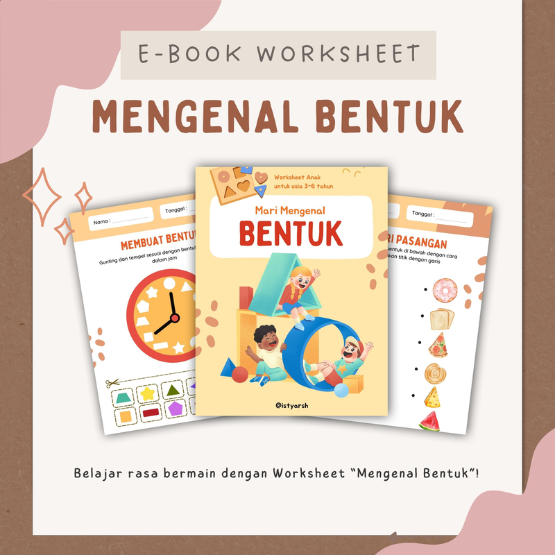 Highlight image for E-BOOK WORKSHEET [MENGENAL BENTUK]