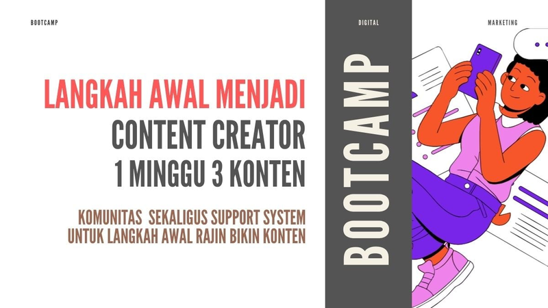 Highlight image 1 for Langkah Awal Menjadi Content Creator
