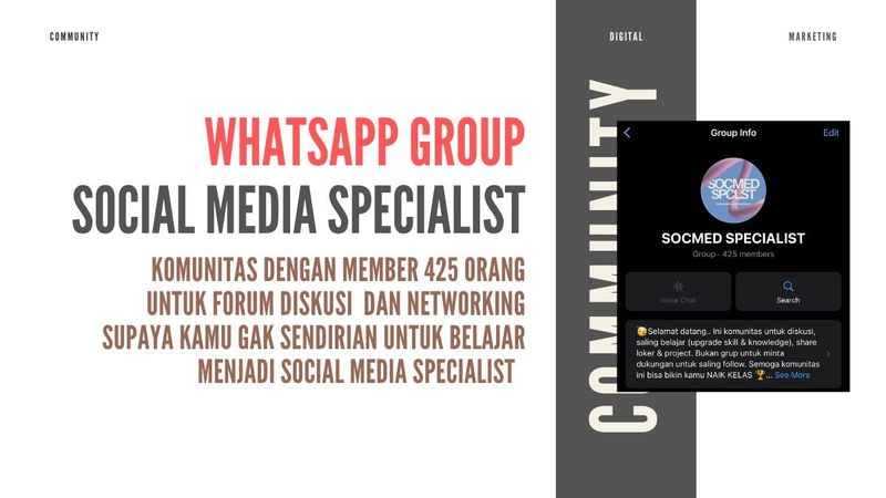 Highlight image 1 for WHATSAPP GROUP SOCIAL MEDIA SPECIALIST