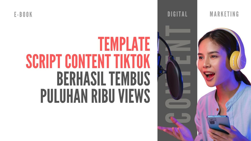 Highlight image 1 for [GRATIS] TEMPLATE SCRIPT CONTENT TIKTOK ANTI 200AN VIEWS