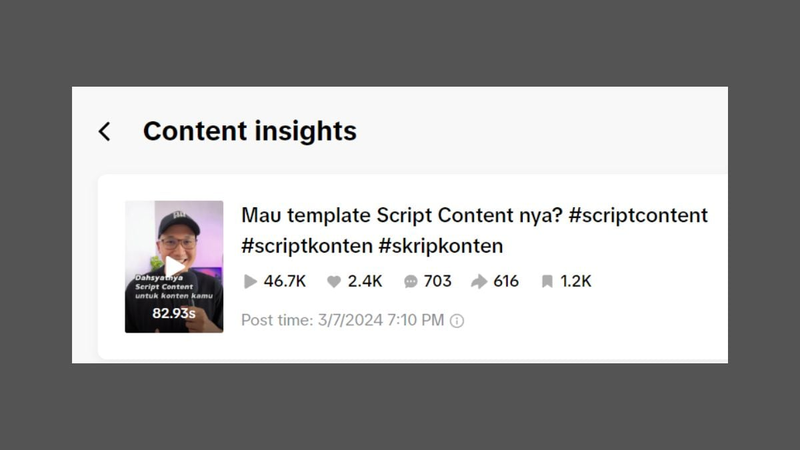 Highlight image 2 for [GRATIS] TEMPLATE SCRIPT CONTENT TIKTOK ANTI 200AN VIEWS