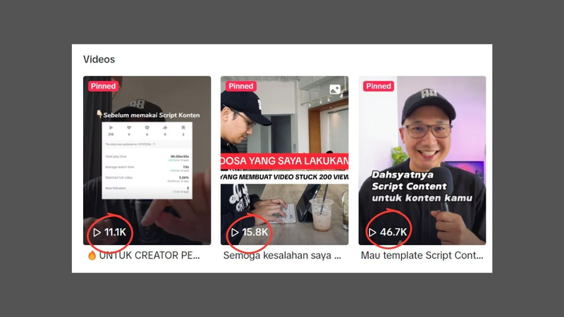 Highlight image 4 for [GRATIS] TEMPLATE SCRIPT CONTENT TIKTOK ANTI 200AN VIEWS