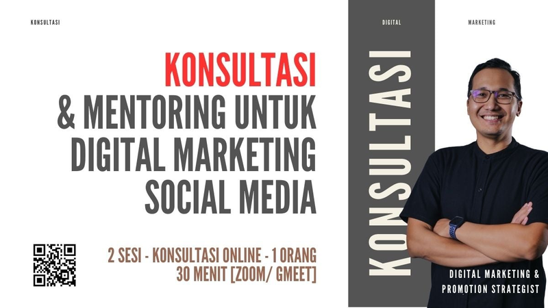 Highlight image 1 for KONSULTASI / MENTORING 1on1 UNTUK DIGITAL MARKETING [180 menit]