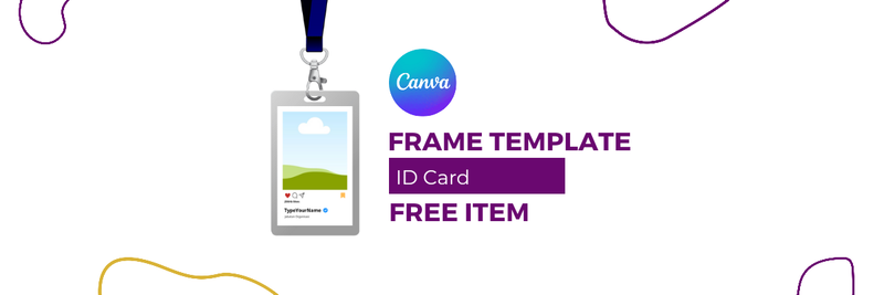 Highlight image for FREE Template Frame ID Card