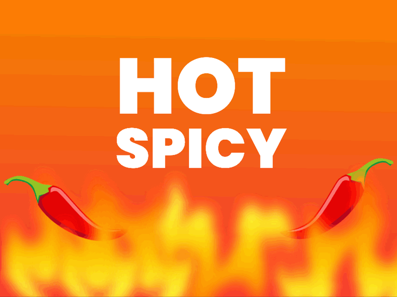 Highlight image for Hot Spicy Background Template Canva