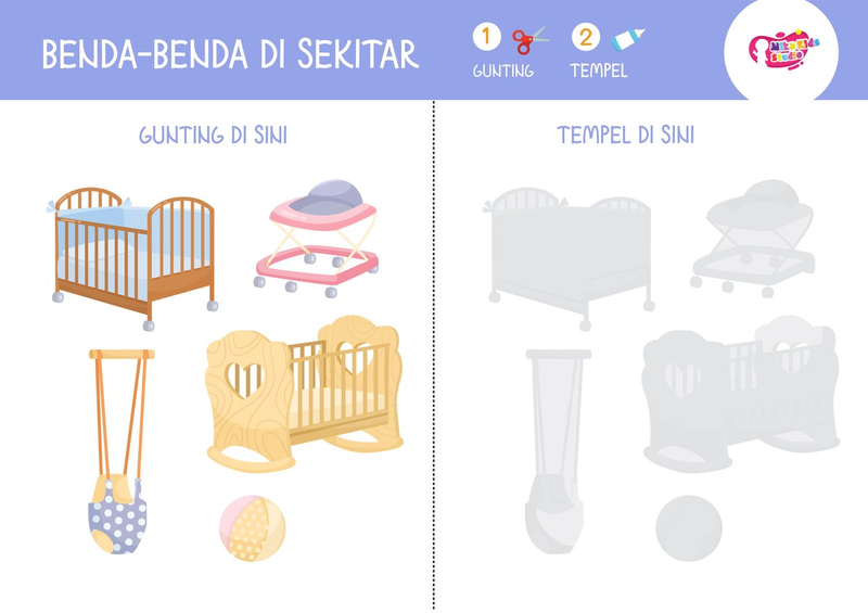 Highlight image 6 for Potong dan Tempel (Cut and Paste) Seri Benda dan Bentuk