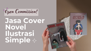 image for [DISC 40%] Jasa Desain Cover Buku Ilustrasi Simple button