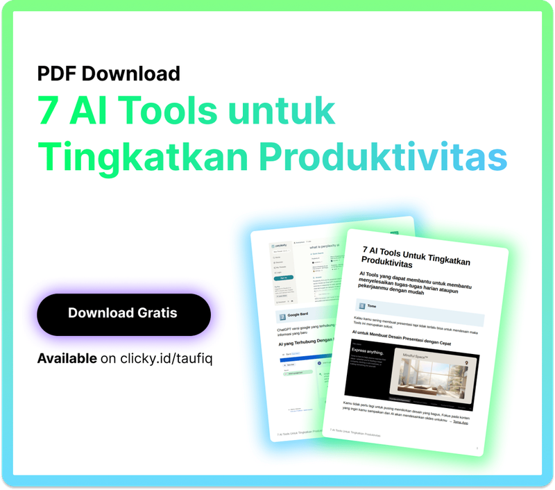 Highlight image for 💻 7 AI Tools Gratis untuk Tingkatkan Produktivitas