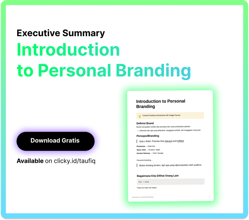 Highlight image for 🔥 Summary Bootcamp: Introduction to Personal Branding