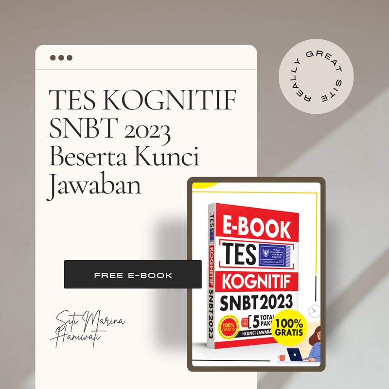 Highlight image for TES KOGNITIF SNBT 2023+KUNCI JAWABAN