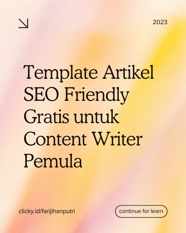 Highlight image for [LIMITED] FREE TEMPLATE ARTIKEL SEO FRIENDLY