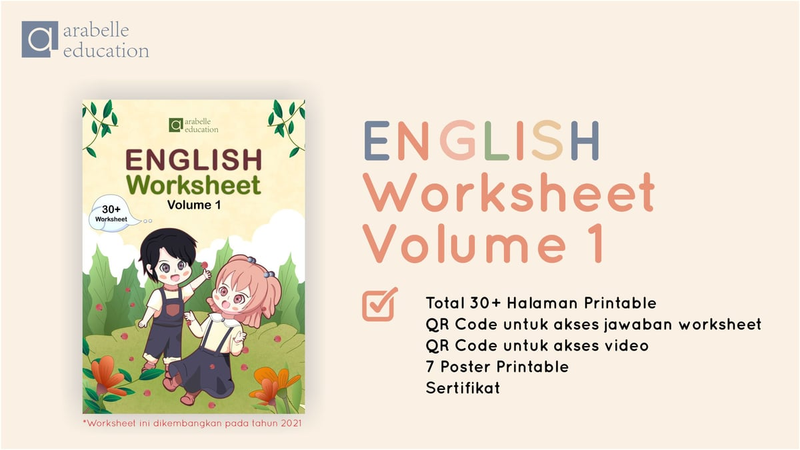 Highlight image 1 for English Worksheet Volume 1
