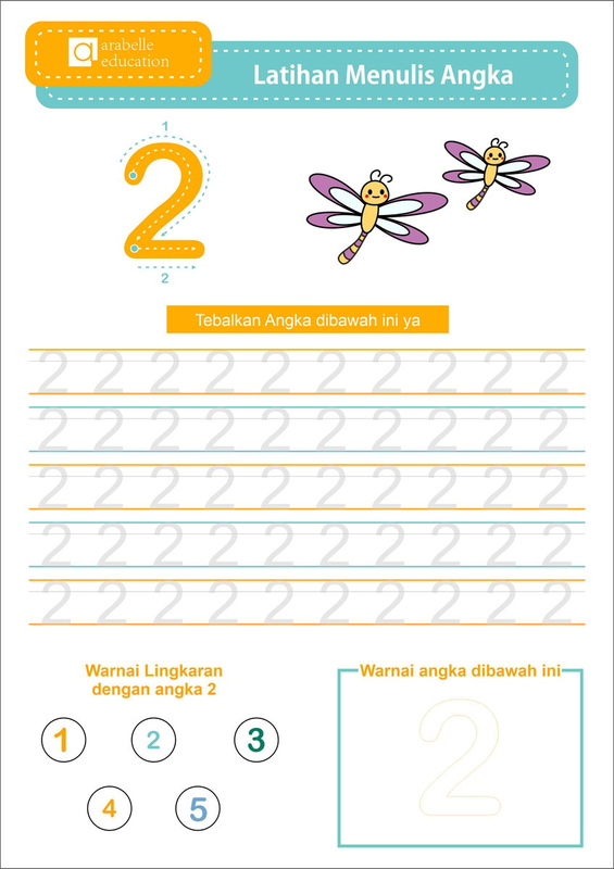 Highlight image for Free Tracing Angka (Pre-School Worksheet)